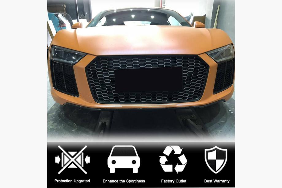Audi R8 2015– Voorbumper frontlip V1 (2015-2020, carbon) Foto 3
