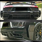 Audi R8 2015– Achterbumper splitters V1 (2015-2020, Carbon) foto 5