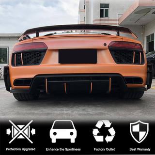 Achterbumper splitters V2 (2015-2020, carbon) foto 3