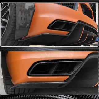 Achterbumper splitters V2 (2015-2020, carbon) foto 4