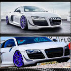 Audi R8 2006–2015 Voorbumper splitter (carbon) foto 4