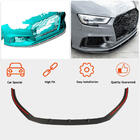 Audi A3 2012–2020 Voorbumper lip spoiler V5 (voor RS3 Sedan 2017-2020, carbon) foto 2