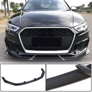 Voorbumper lip V3 (voor RS3 Sedan 2017-2020, carbon) foto 1