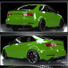 Audi A3 2012–2020 Achterbumper diffuser V1 (voor RS3 Sedan 2017-2019, carbon) foto 4