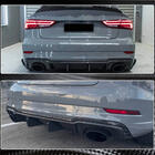 Audi A3 2012–2020 Achterbumper diffuser V1 (voor RS3 Sedan 2017-2019, carbon) foto 5