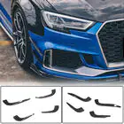 Audi A3 2012–2020 Frontbumper lip V2 (voor RS3 Sedan 2017-2020, carbon) foto 1