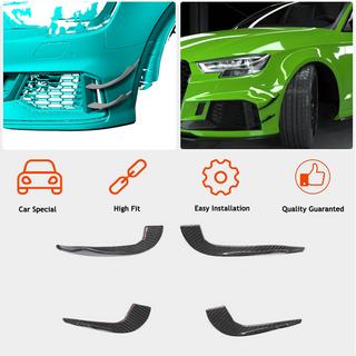 Frontbumper lip V2 (voor RS3 Sedan 2017-2020, carbon) foto 2