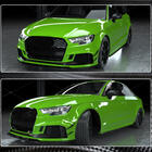 Audi A3 2012–2020 Frontbumper lipspoiler V1 (voor RS3 Sedan 2017-2020, carbon) foto 5