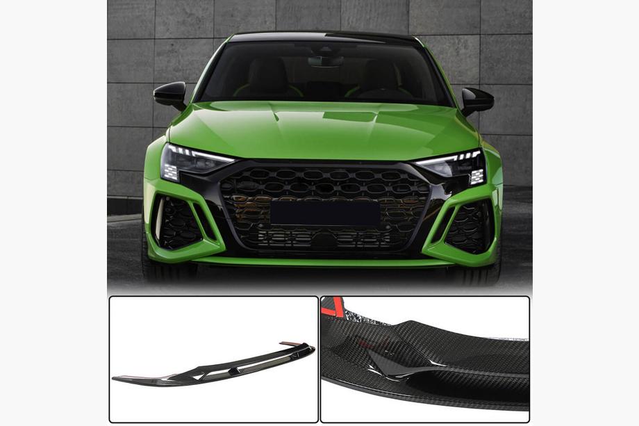 Audi A3 2020– Frontbumper lipspoiler Lip (voor RS Sedan, carbon) Image