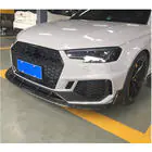Audi A4 B9 2015–2024 Voorbumper lipspoiler Lip V1 (voor RS4 Avant 2019-2021, carbon) foto 4