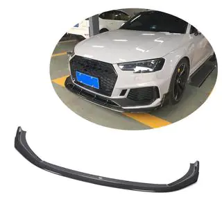 Voorbumper lipspoiler Lip V1 (voor RS4 Avant 2019-2021, carbon) foto 1