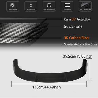 Spoiler (voor RS4 Avant 2020+, carbon) Audi A4 B9 2015–2024 foto 4