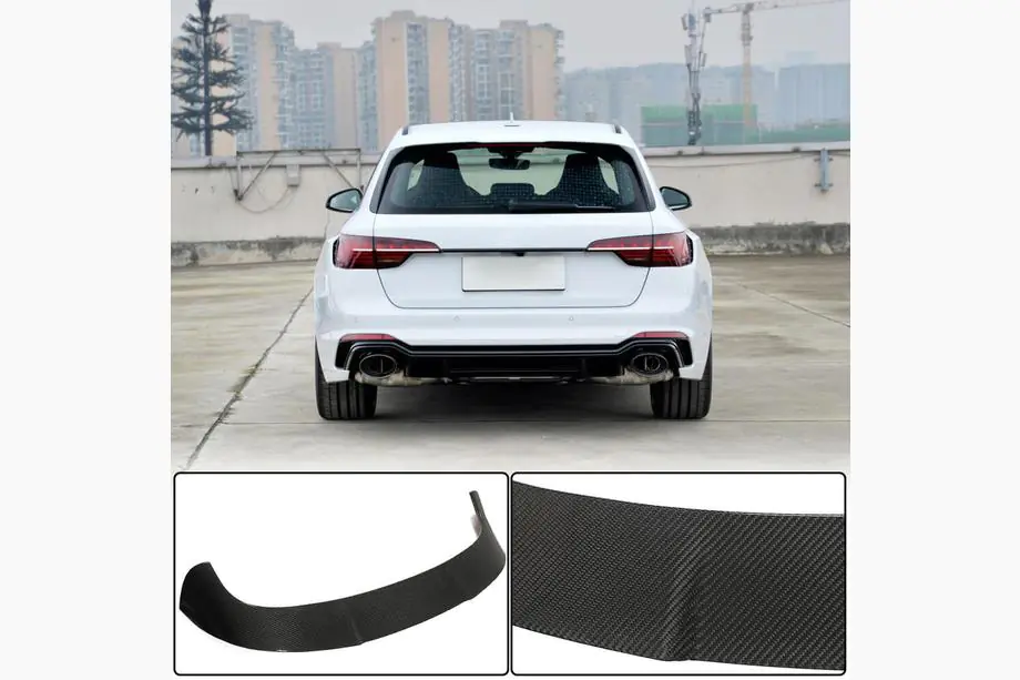 Audi A4 B9 2015–2024 Spoiler (voor RS4 Avant 2020+, carbon) Image