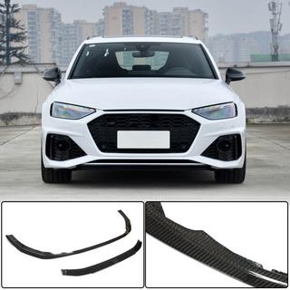 Voorbumper lipspoiler Lip V2 (voor RS4 Avant 2019-2021, carbon) foto 1
