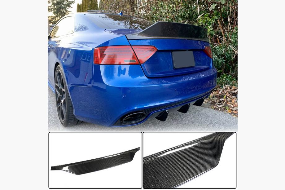 Audi A5 2007–2015 Spoiler V3 (voor Coupe, carbon) Image