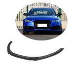 Audi A6 C7 2011–2017 Voorbumper lip (carbon) foto 1