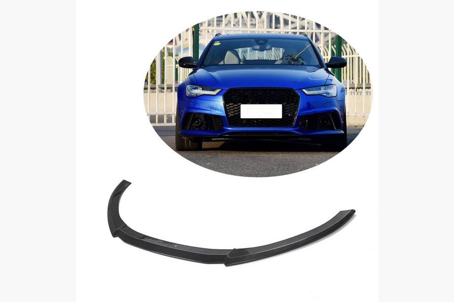 Audi A6 C7 2011–2017 Voorbumper lip (carbon) Image