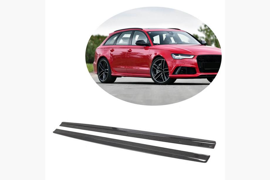 Audi A6 C7 2011–2017 Carbon sideskirts (voor RS6 Avant 2013-2016) Image