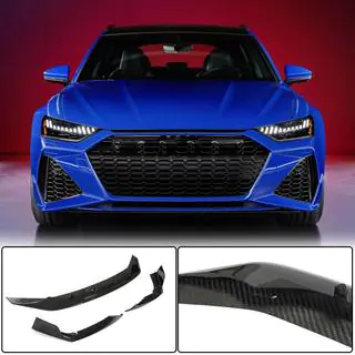 Frontlip voor RS6 (carbon) foto 1