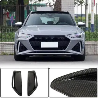 Voorbumper lip (voor RS6, carbon) foto 1