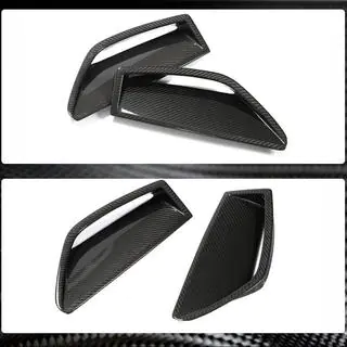 Voorbumper lip (voor RS6, carbon) foto 3
