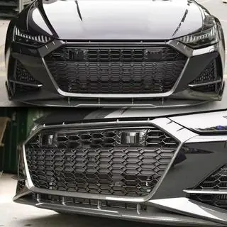 Radiateurgrill omlijsting (voor RS6, carbon) Audi A6 C8 2018–2025 foto 2