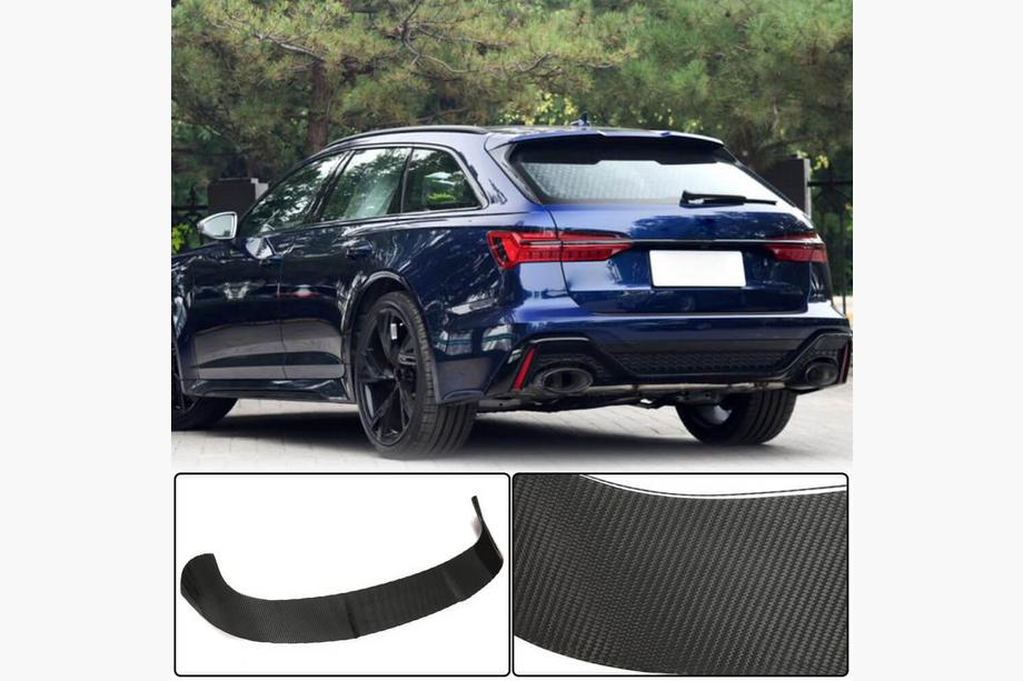 Audi A6 C8 2018–2025 V4 spoiler (voor Avant, carbon) Image