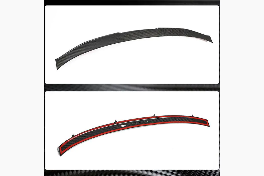 Audi A6 C8 2018–2025 V3 spoiler (voor Avant, carbon) Foto 3