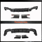 Audi A6 C8 2018–2025 Achterbumper diffuser (voor RS6, carbon) foto 5