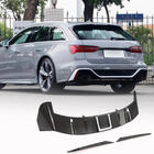 Audi A6 C8 2018–2025 Spoiler V2 (voor Avant, 3-delig, carbon) foto 1