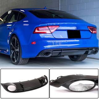 Achterbumper diffuser (carbon) foto 1