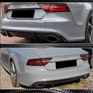 Achterbumper diffuser (carbon) foto 3