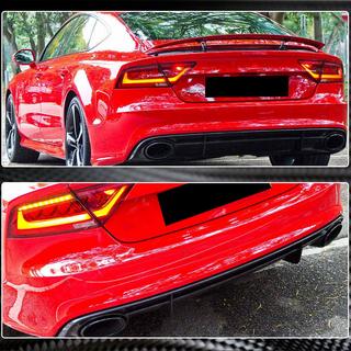 Achterbumper diffuser (carbon) foto 4