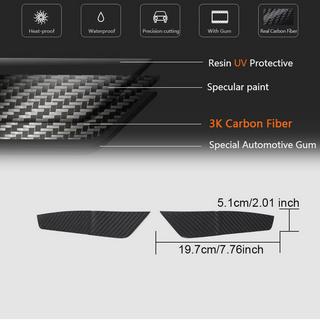 Afdekkappen voor de luchtinlaten in de voorbumper V2 (voor RS7 2018-2022, Dry Carbon) foto 4