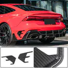 Audi A7 2018– Afdekkappen voor ventilatieopeningen achterbumper (voor RS7 2018-2022, dry carbon) foto 1