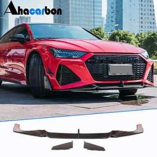 Voorbumper lipspoiler Lip V2 (voor RS7, droog carbon) foto 1