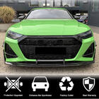 Audi A7 2018– Voorbumper lip spoiler Lip V1 (voor RS7 2018-2022, dry carbon) foto 3