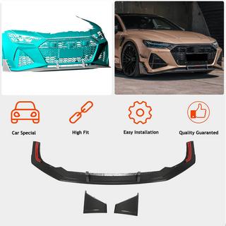 Voorbumper lip spoiler Lip V1 (voor RS7 2018-2022, dry carbon) foto 2