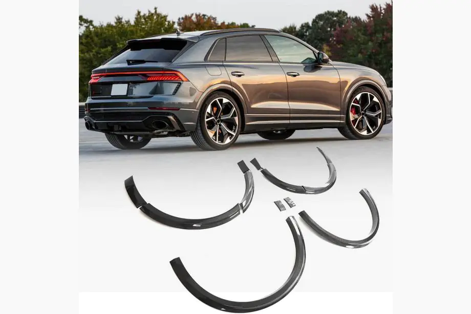 Audi Q8 2018– Wielkastlijsten (2021-2024, Carbon) Image