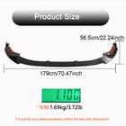 Audi A3 2020– Voorbumper lipspoiler Lip (voor S-Line Sedan 2020-2023, carbon) foto 5