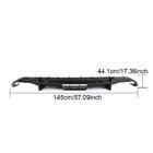 Audi A3 2020– Achterbumper diffuser V1 (voor S-Line Sedan 2020-2023, carbon) foto 5