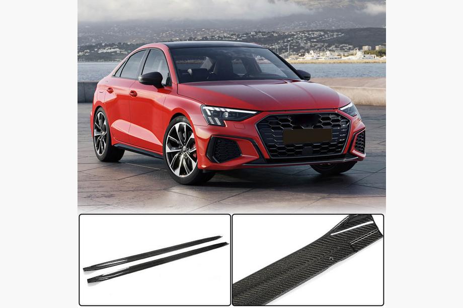 Audi A3 2020– Sideskirts (voor S3 Sedan, carbon) Image