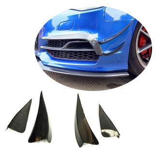 Voorbumper lipspoiler (voor S-Line Sedan 2012-2016, carbon) foto 1