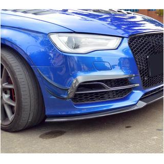 Voorbumper lipspoiler (voor S-Line Sedan 2012-2016, carbon) foto 2