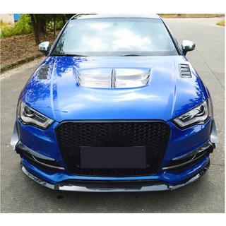 Voorbumper lipspoiler (voor S-Line Sedan 2012-2016, carbon) foto 3