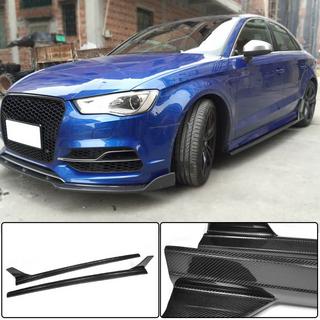 Side skirts V4 (voor S-Line Sedan, carbon) Audi A3 2012–2020 foto 1