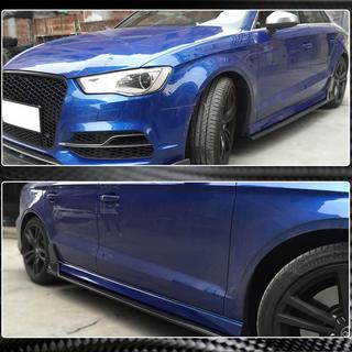 Side skirts V4 (voor S-Line Sedan, carbon) Audi A3 2012–2020 foto 3