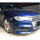 Audi A3 2012–2020 Frontbumper lip (voor S-Line Sedan 2017-2020, carbon) foto 3