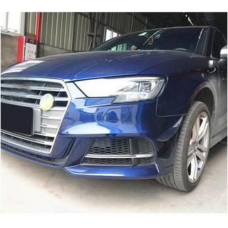 Frontbumper lip (voor S-Line Sedan 2017-2020, carbon) foto 2