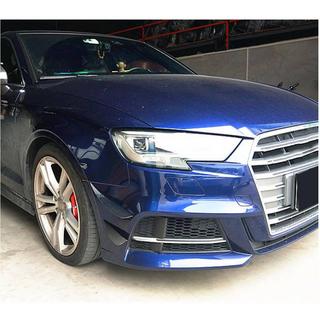 Frontbumper lip (voor S-Line Sedan 2017-2020, carbon) foto 3